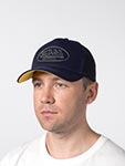 Бейсболка VON DUTCH арт. VD/1/CB/LOG/18  (темно-синий)
